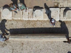 Elaiussa Sebaste Antik Kenti’nde Dev Sütunlar Ayağa Kaldırılacak