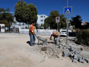 Kuşadası Belediyesi Altyapı Çalışmalarını Sürdürüyor
