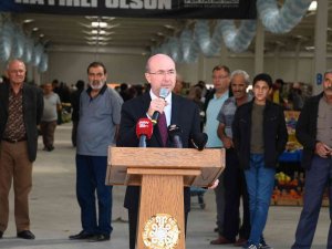 Yazır Kapalı Pazarı Dualarla Açıldı