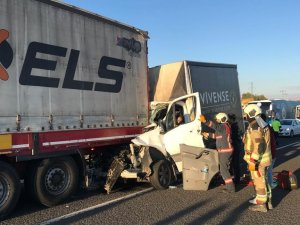 Başkentte Trafik Kazası: 1 Yaralı