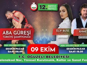 Oğuzeli’nde Nar Ve Kurutmalık Festivali Başlıyor