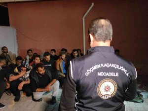 Müstakil Evde Yapılan Aramada 29 Düzensiz Göçmen Yakalandı