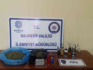 Gönen’de 3 Şahsa Uyuşturucu Operasyonu