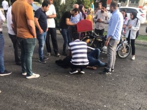 Kamyonet İle Motosiklet Çarpıştı: 1 Yaralı