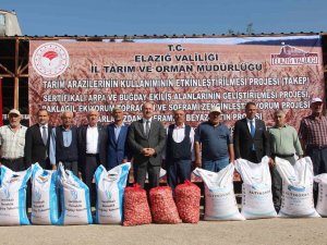 Elazığ’da Çiftçiye 6 Buçuk Milyon Liralık Hibeli Tohum Desteği