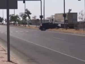 Batman’da Yaya Geçidini Kullanan Otomobil Sürücüsü Trafiği Tehlikeye Attı