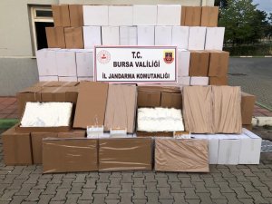 Jandarmadan 1 Milyon 750 Bin Kaçak Makaron Operasyonu
