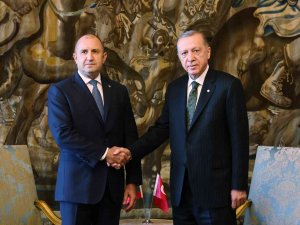 Cumhurbaşkanı Erdoğan, Bulgaristan Cumhurbaşkanı Radev İle Görüştü