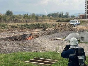 Düzce’de Doğal Gaz Boru Hattında Patlama Meydana Geldi