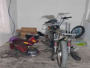 Çaldığı Motosikletle Yakalandı