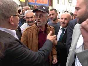 Amasya’da Cami Çıkışı Yuhalanan Ahmet Davutoğlu Sokakta Vatandaşla Tartıştı