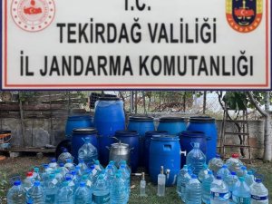 Tekirdağ’da 1 Ton Sahte İçki Ele Geçirildi