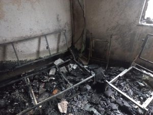 Sinop’ta Apartman Dairesinde Yangın