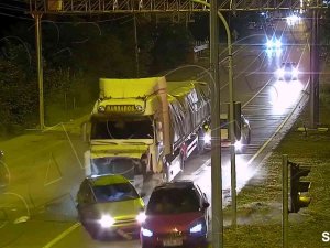 Samsun’da İlginç Kazalar Kamerada