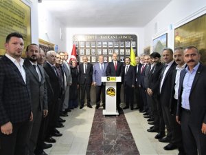 Milletvekili Kılavuz Ve Myk Üyelerinden Başkan Pekmezci’ye Ziyaret