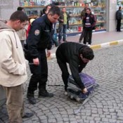 Çantaya bomba ihbarı