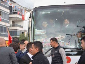 Cumhurbaşkanı Erdoğan’a Coşkulu Karşılama