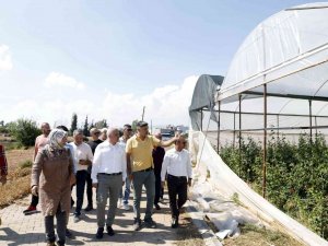 Gültak, Hortumdan Etkilenen Bölgelerde İncelemelerde Bulundu