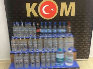 Edirne’de 81 Adet Kaçak İçki Ele Geçirildi