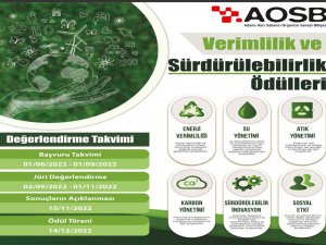 Aosb’den Verimlilik Ve Sürdürülebilirlik Ödülleri