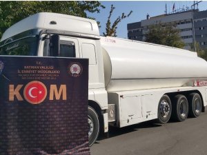 Batman’da Durdurulan Tankerde Kaçak Akaryakıt Ele Geçirildi
