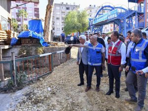 Başkan Seçer Alt Yapı Çalışmalarını Yerinde İnceledi