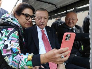 Cumhurbaşkanı Erdoğan, Galataport İ̇stanbul’da İncelemelerde Bulundu