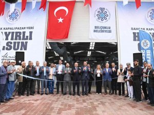 Selçuklu’da Sancak Kapalı Pazar Yeri’nın Açılışı Yapıldı