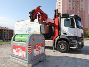 İ̇lkadım’a 3 Bin 750 Litrelik Çöp Konteynerleri