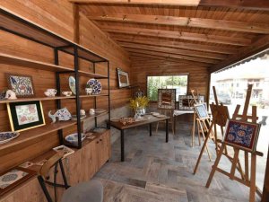 Kursiyerler Eserlerini Sergiledi