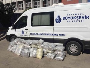 İ̇bb Çalışanları Cenaze Götürdü, Esrar Getirirken Yakalandı