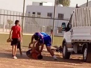 Mardin’de Antrenör İle Çocuğun Kavgası Cep Telefonuna Yansıdı