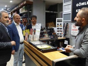 Van Tso Başkan Adayı Faruk Biner’den Esnafa Ziyaret