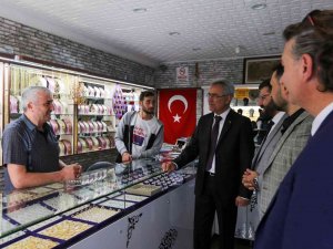 Stso Başkan Adayı Özdemir, Esnafları Tek Tek Ziyaret Etti