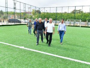 Yeşilyurt’ta Öğrencilerin İstediği Halı Saha Tamamlandı