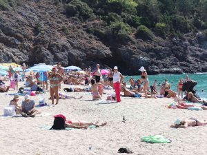 Ekim Ayı Ortasında Alanya’da Deniz Keyfi