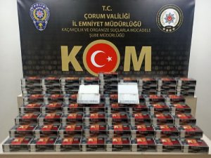 Çorum’da Kaçak Sigara Operasyonu