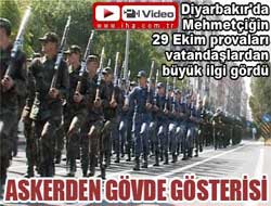 Askerden Diyarbakır'da gövde gösterisi (VİDEO)