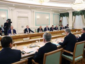 Cumhurbaşkanı Erdoğan, Kazakistan Cumhurbaşkanı Tokayev İle Görüştü