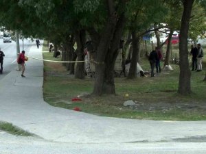 Kağıt Toplayıcılar İle Parkta Alkol Alan Kişi Arasında Kavga Çıktı