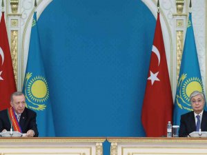 Cumhurbaşkanı Erdoğan: "Kazakistan İle Orta Koridorun Geliştirilmesi İçin Çalışmalara Devam Edeceğiz”