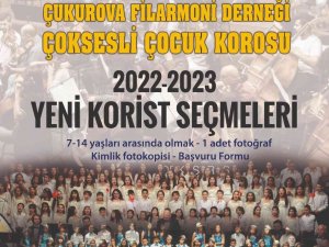 Adana’da Çoksesli Çocuk Korosu Seçmeleri Başlıyor