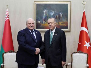 Cumhurbaşkanı Erdoğan, Belarus Cumhurbaşkanı Lukaşenko İle Görüştü