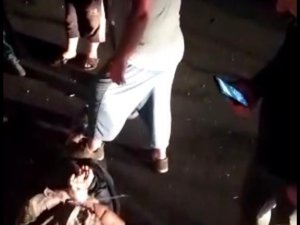 Hırsızlık Şüphelisinin Elini Kolunu Bağlayıp Polise Teslim Ettiler