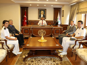 Piri Reis Üniversitesi Rektörü Erdoğan'dan Vali Yazıcı'ya Ziyaret