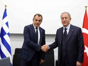 Bakan Akar, Yunan Mevkidaşı Panagiotopoulos İle Görüştü