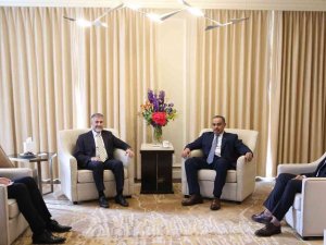 Hazine Ve Maliye Bakanı Nebati, Katarlı Mevkidaşı Al-kuwari İle Bir Araya Geldi