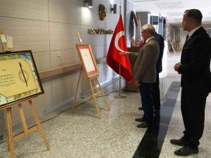 Hakim Ve Savcılardan Kaligrafi Sergisi