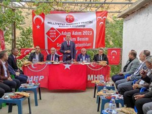 Mhp Heyeti Sason’da Vatandaşlarla Buluştu