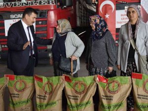 Burdur’da Çiftçilere 1 Milyon 600 Liralık Buğday Tohumu Desteği